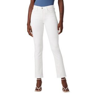 Hudson Jeans Womens  Mid Rise White Jean, White
